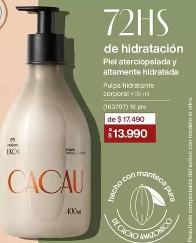 Natura - 72HS DE HIDRATACION