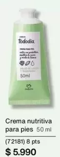 Tododía - Crema Nutritiva Para Pies