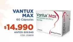 Vantux Max - 60 Cápsulas
