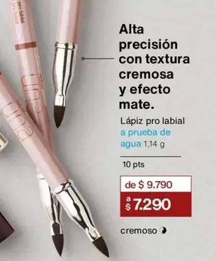 Precision Con Textura Cremosa Y Efecto Mate.