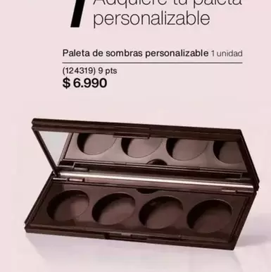 Paleta De Sombras Personalizable