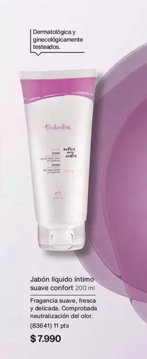 Tododía - Jabon Liquido Intimo, Suave Comtort