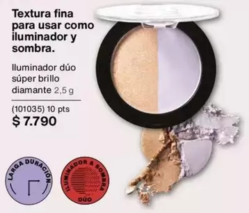 Duo - Textura Fina Para Usar Como Iluminador Y Sombra.