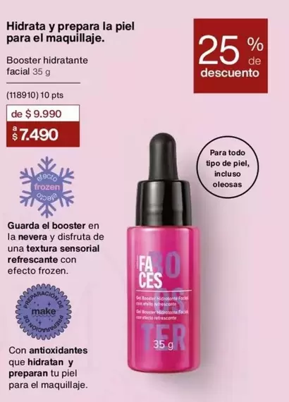 Frozen - Hidrata Y Prepara La Piel Para El Maquillaje