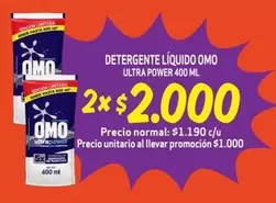 Omo - Detergente Líquido Ultra Power