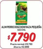 Dog Chow - Alim Perro Dogchow Raza Pequeña