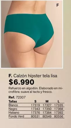 Suave - Calzón Hipster Tela Lisa