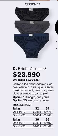 Confort - Brief Clasicos 3