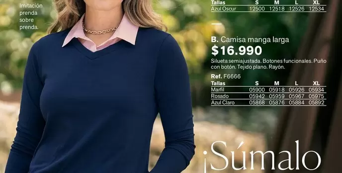 Camisa Marga Larga