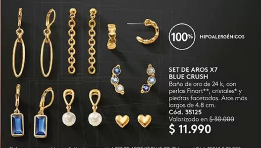 Crush - Set De Aros X7 Blue