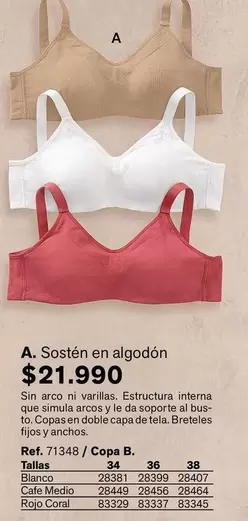 Arcos - Sosten En Algodon