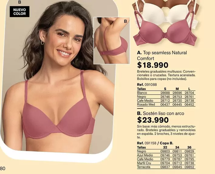 A. Top Seamless Natural Comfort