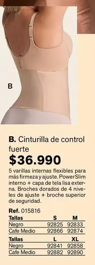 Control - Cinturilla De  Fuerte