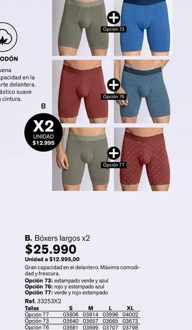 Suave - Boxers Largos X2