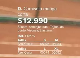 Camiseta Manga Corta