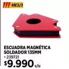Hela - Escuadra Magnética Soldador 135mm
