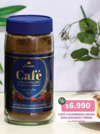 Aruna - Cafe Colombiano  Descafeinado