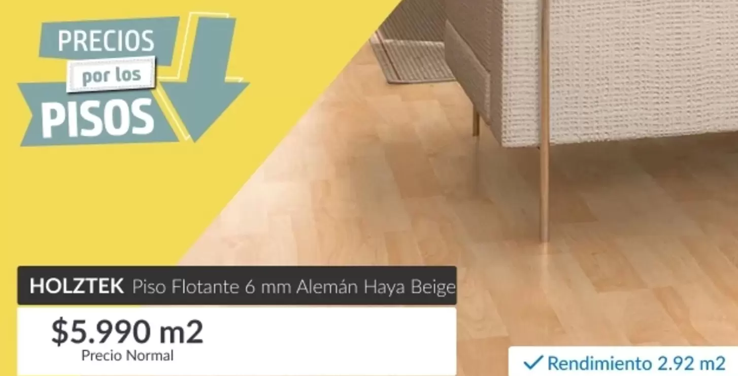Holztek - PISO FILOTANTE 6 mm