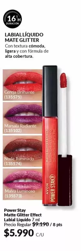Malva - Power Star Matte Glitter Effect Labal Jura