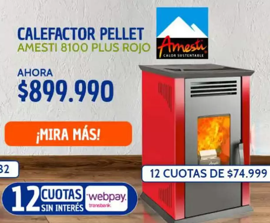 Amesti - Calefactor Pellet