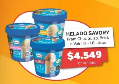 Savory - Helado