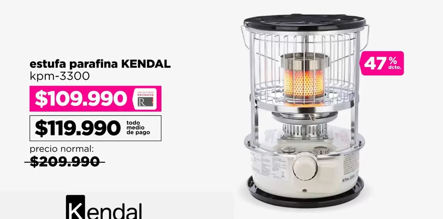Kendal - Estufa Parafina