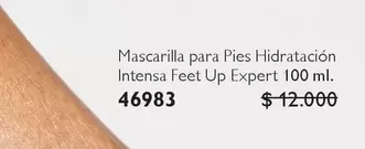 Up - Mascarilla Para Pies Hidratacion Intensa Feet  Expert