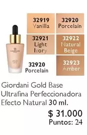 Giordani - Gold Base Ultrafina PerfectoNadora Efecto Natural