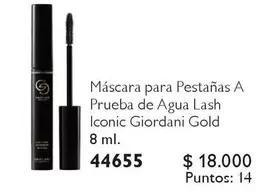 Giordani - M máscara para pestañas A prueba de agua lash iconic gold