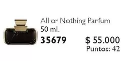 All or Nothing Parfum 50 Ml. 35679