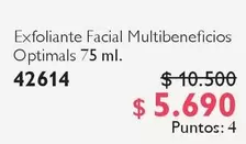 Optimals - Exfoliante Facial Multibeneficios
