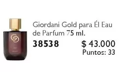 Giordani - Gold Para El Eau De Parfum 75 Ml. 38538
