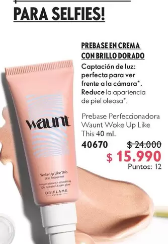 Perfecta - Prebase En Crema Con Brillo Dorado