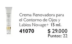 Novage - Crema Renovadora Para El Contorno De Ojos Y Labios +