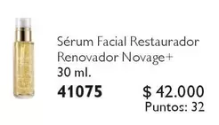 Novage - Sérum Facial Restaurador Renovador + 30 Ml. 41075