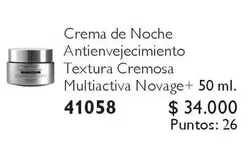 Novage - Crema De Noche Antienvejecimiento Textura Cremosa Multiactiva  + 41058