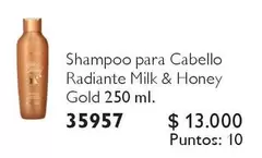 Gold - Shampoo Para Cabello Radiante Milk & Honey 250 Ml. 35957
