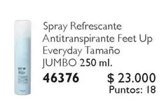 Up - Spray Refrescante Antitranspirante Feet