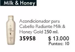 Gold - Acondicionador Para Cabello Radiante Milk & Honey