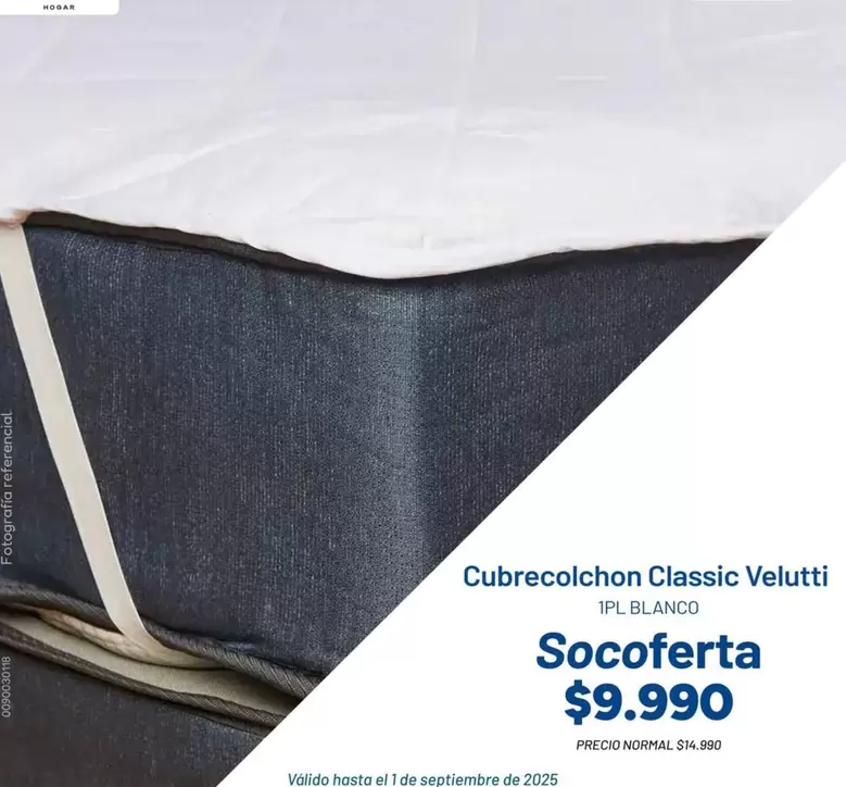 Cubrecolchon Classic Velutti