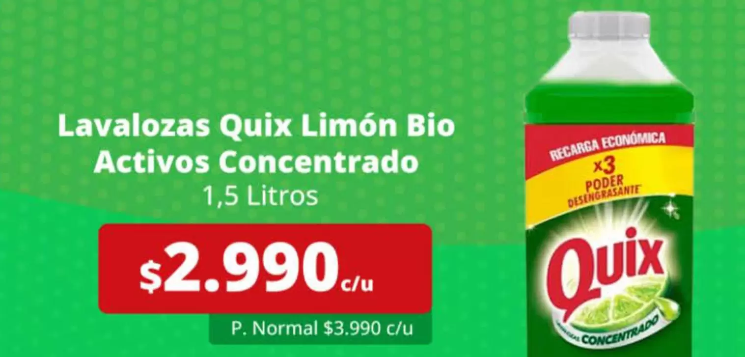 Quix - Lavalozas Limon Bio Activos Concentrado