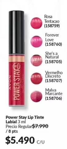 Malva - Power Stay Lip Tinte Labal 3 Ml