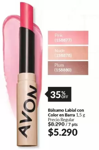 Balsamo Labial Con Color En Barra