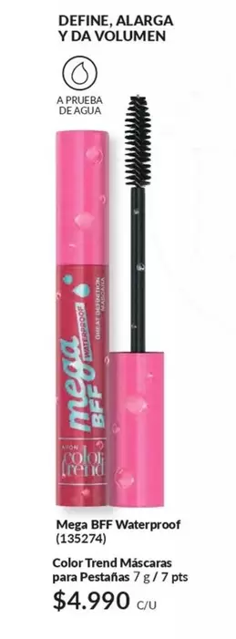 Mega - Mesa Bff Waterproof Cool Trend Miscars Para Pestanza