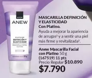 Anew - Mascarilla Definicion Y Elasticidad Con Platino