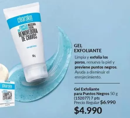 Clearskin - Gel Exfoliante Para Puntos Negros