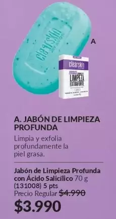 Clearskin - Jabón De Limpieza Profunda