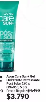 Care+ - Avon Care Sun+ Gel Hidratante Refrescante Post Solar
