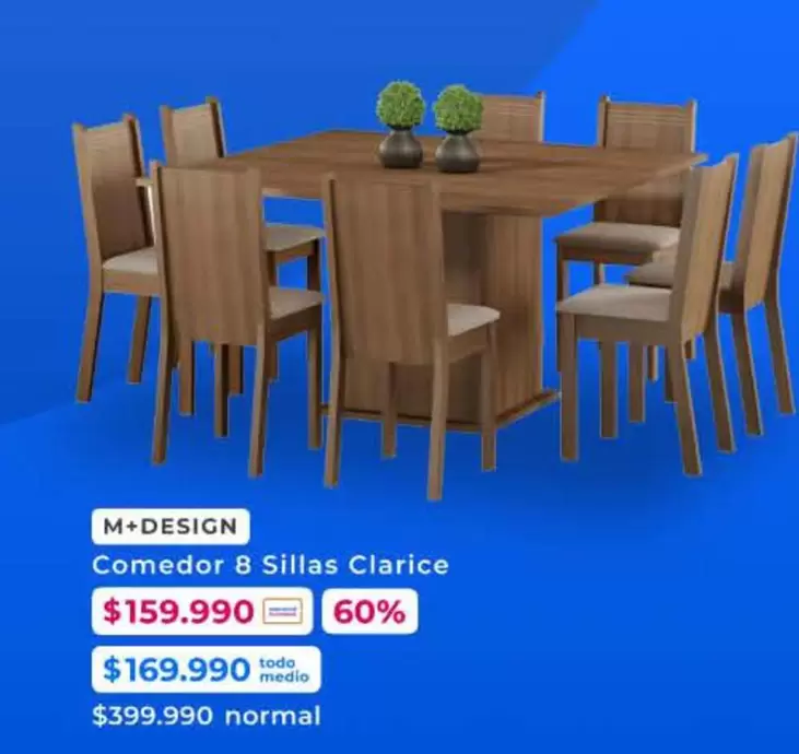 Comedor 8 Sillas Clarice
