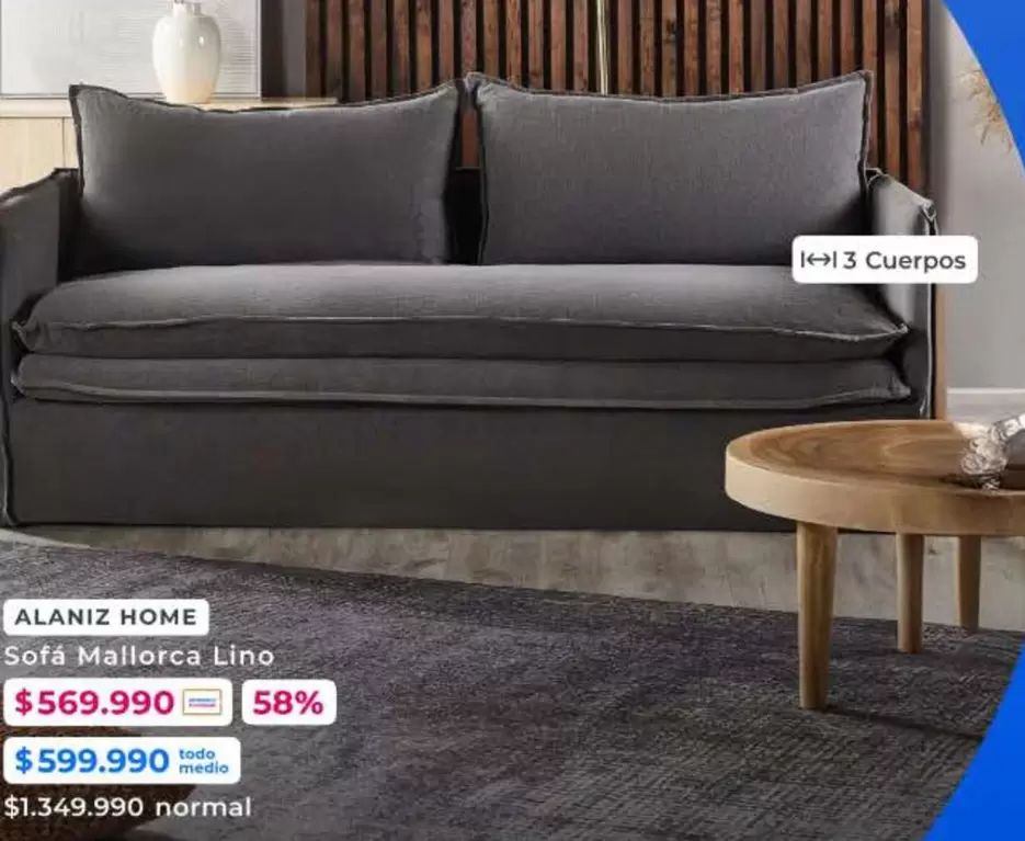 Sofa Mallorca Lino